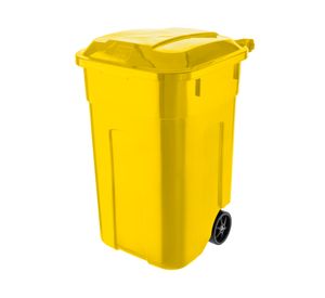 Basurero Megaforte amarillo 140 l