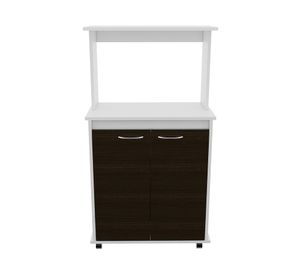 Mueble cocina Kitchen 36 blanco/wengue TuHome