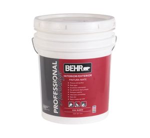 Esmalte al agua 1 tineta Profesional Advantage blanco mate Behr