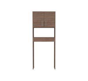 Mueble vanitorio + ahorrador espacio + gabinete espejo + mueble auxiliar baño Barcelona miel TuHome