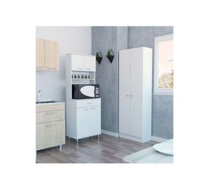 Kit cocina 6 puertas 1 cajón Bath60/Kitchen60 blanco TuHome