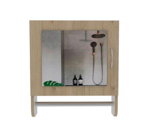 Botiquín 1 puerta Bath 300 rovere/blanco TuHome