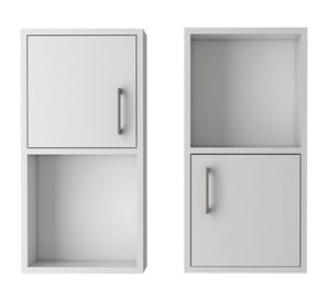 Mueble auxiliar 1 puerta Bath blanco 2 unidades TuHome