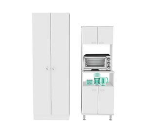 Kit cocina 6 puertas Bath60/Fénix blanco TuHome
