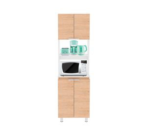 Kit cocina 4 puertas Fendi blanco/rovere TuHome