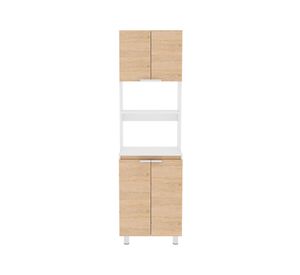 Kit cocina 4 puertas Fendi blanco/rovere TuHome
