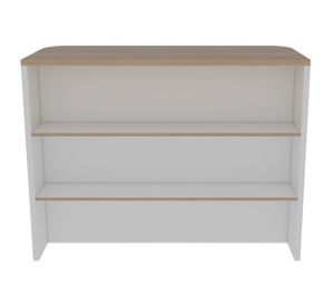 Barra auxiliar 2 repisas Fendi rovere/blanco TuHome