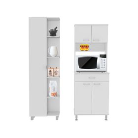 Kit cocina 5 puertas 1 cajón Bath51/Kitchen60 blanco TuHome