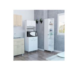 Kit cocina 5 puertas 1 cajón Bath51/Kitchen60 blanco TuHome