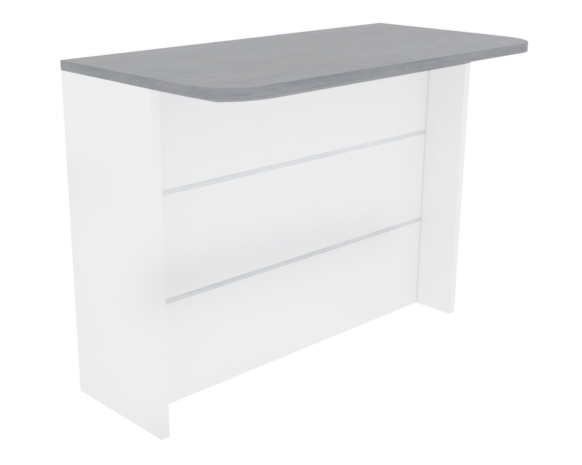 Barra auxiliar Fendi blanco/cemento TuHome