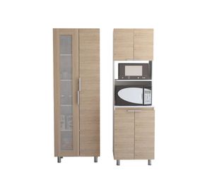 Kit cocina 6 puertas Fendi blanco/rovere TuHome