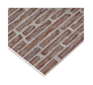 Simplísima 6x1200x2400 mm Ladrillo artesanal rojo Pizarreño Cedral..