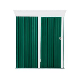 Bodega jardín con repisas 162x92x180 cm Boxshed verde