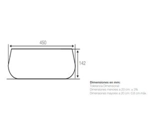 Lavamanos Square Slim blanco
