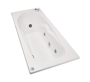 Tina hidromasaje 70x170 cm 5 jets izquierdo Ocean Norglas