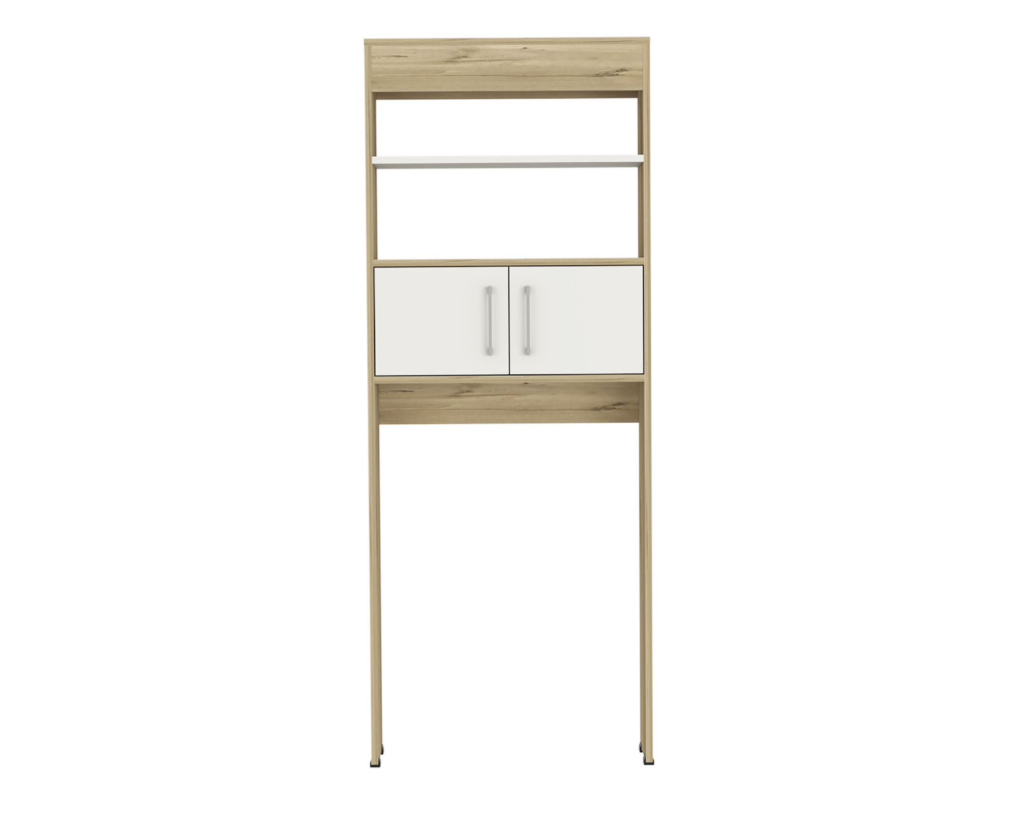 Mueble optimizador Bath bicolor duna/blanco 160x62.4x20.3 cm