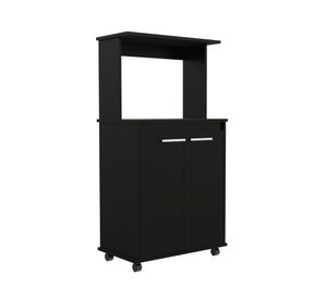 Mueble microondas 2 puertas Manchester wengue TuHome