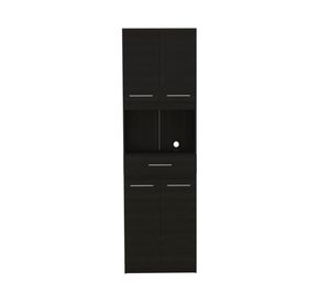 Mueble microondas 4 puertas 1 cajón Manchester wengue TuHome
