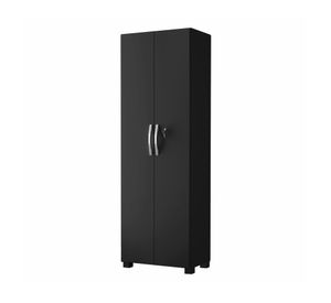 Despensa 2 puertas Fips negro Home Mobili