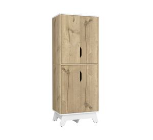 Mueble microondas 4 puertas duna/blanco TuHome