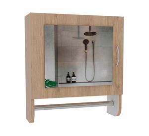 Botiquín + Optimizador lavamanos BATH 300 rovere/blanco