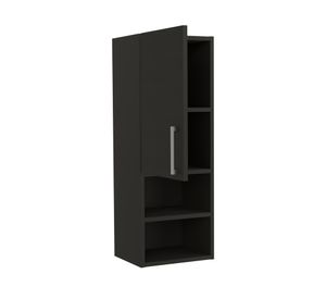 Mueble optimizador baño Barcelona wengué 81.5x30x25.5 cm