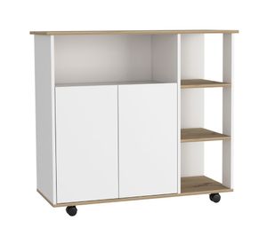 Mesón cocina 2 puertas blanco/duna TuHome