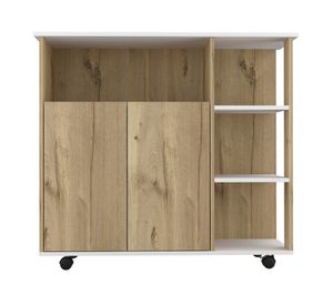 Mesón cocina 2 puertas duna/blanco TuHome