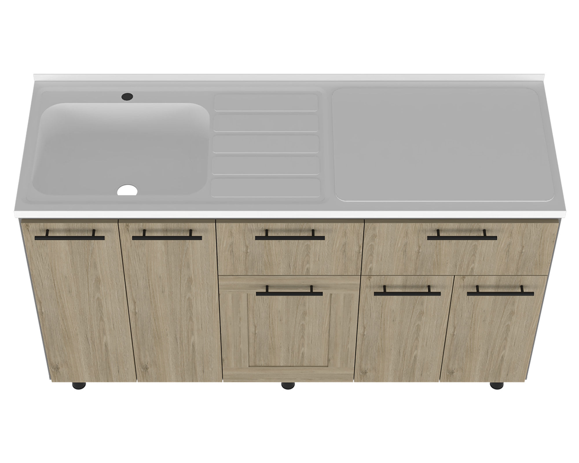 Mueble Base Lavaplatos 150 cm TuHome