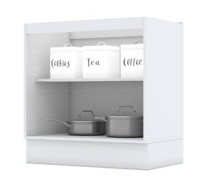 Mueble de cocina Colorado 2 puertas blanco