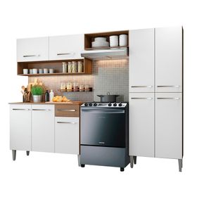 Kit cocina 9 puertas 1 cajón Emilly light