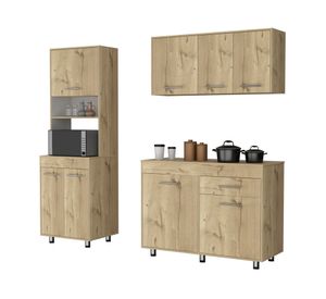 Kit cocina 8 puertas Orion duna, blanco