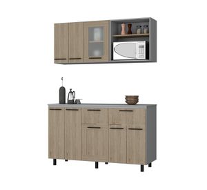 Combo módulo inferior + superior Hasselt Rovere gris