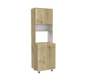 Mueble mural 3 puertas Orion duna/blanco TuHome