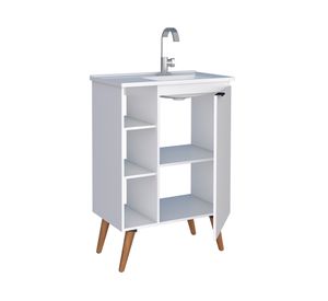 Mueble vanitorio 37 cm Hortensia blanco