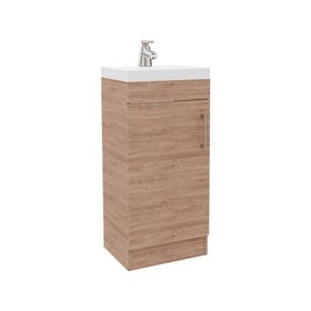 Botiquín + Mueble lavamanos + Optimizador MY BATH miel