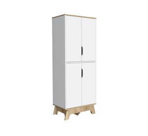 Mueble microondas 4 puertas blanco/duna TuHome