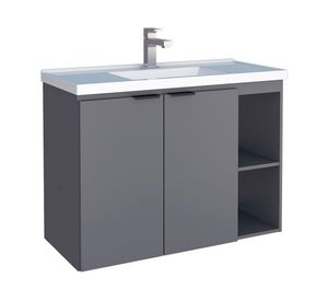 Mueble vanitorio 80 cm Aster gris