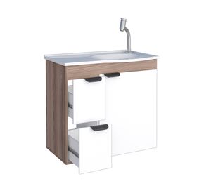 Mueble vanitorio 64 cm Margarida blanco