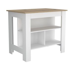 Mesa cocina Kitchen duna/blanco nevado TuHome