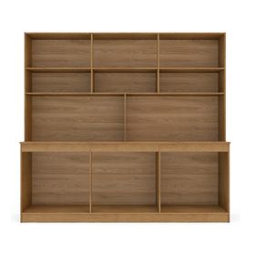 Kit cocina 12 puertas 1 cajón Buck gris/café