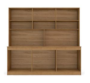 Kit cocina 12 puertas 1 cajón Buck gris/café