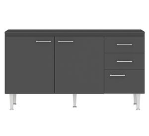 Mueble cocina base 140 cm Opie grafito