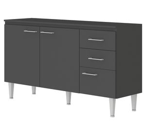 Mueble cocina base 140 cm Opie grafito