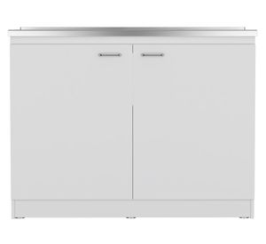 Mueble cocina inferior Napoles blanco 120 cm
