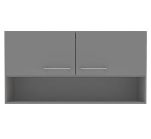Mueble cocina aéreo New Evandro grafito 53.5x105x25 cm