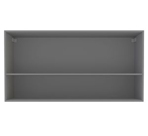Mueble cocina aéreo New Evandro grafito 53.5x105x25 cm