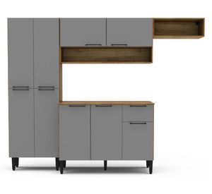 Kit Cocina 9 puertas 1 cajón Madri 183x232.4x44.8 cm