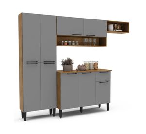 Kit Cocina 9 puertas 1 cajón Madri 183x232.4x44.8 cm