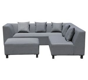 Set living Modular 4 personas gris